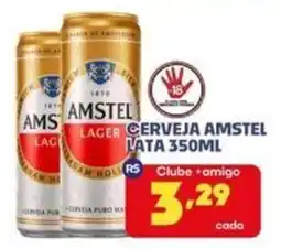 Boa Supermercados Cerveja amstel lata 350ml oferta