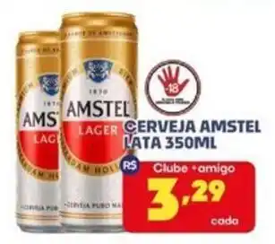 Cerveja amstel lata 350ml