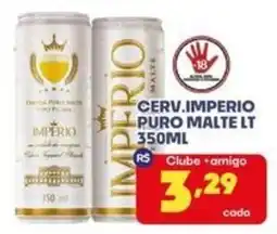 Boa Supermercados Cerv. imperio puro malte lt oferta