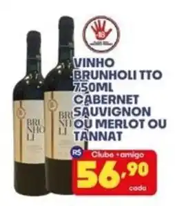 Boa Supermercados vinho brunholi tto oferta