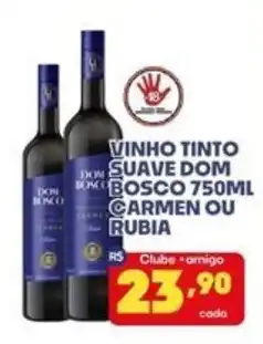 Boa Supermercados vinho tinto suave dom bosco 750ml oferta