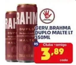 Boa Supermercados Cerv. brahma duplo malte lt oferta
