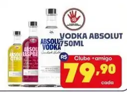 Boa Supermercados vodka absolut oferta