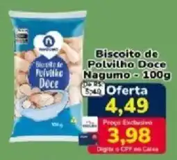 Nagumo Biscoito de Polvilho Doce oferta