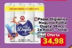 Nagumo Papel Higiênico Nagumo Folha Dupla oferta