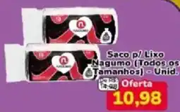 Nagumo Saco p/ Lixo Nagumo (Todos os Tamanhos) oferta