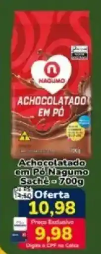 Nagumo Achocolatado em pó nagumo oferta