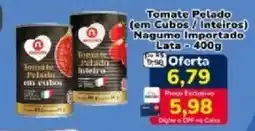 Nagumo Tomate pelado em cubos / inteiros oferta