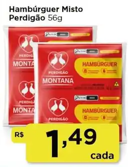 Rede Vivo Hambúrguer Misto Perdigão oferta