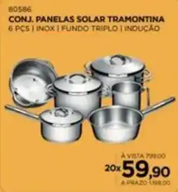 Benoit Conj. Panelas Solar Tramontina oferta