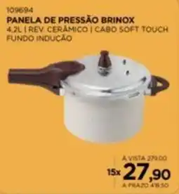 Benoit Panela De Pressão Brinox oferta