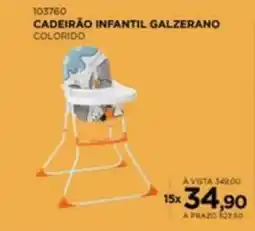 Benoit Cadeirão Infantil Galzerano oferta