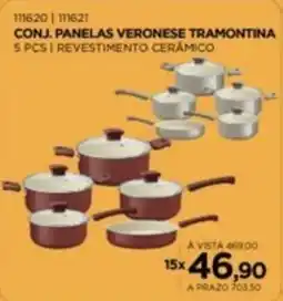 Benoit Conj. Panelas Veronese Tramontina oferta