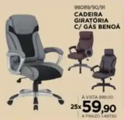 Benoit Cadeira Giratória C/ Gás Benoã oferta