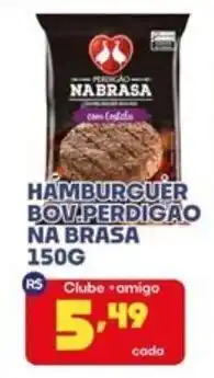 Boa Supermercados Hambúrguer bov. perdigão na brasa oferta