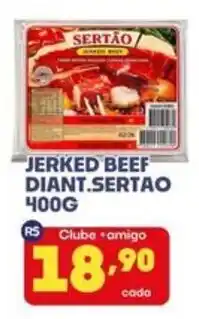 Boa Supermercados Jerked beef diant.sertao oferta