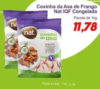 Coxinha da Asa de Frango Nat IQF Congelada