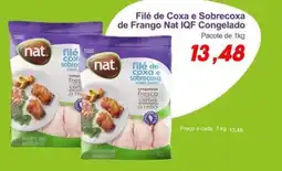 Villefort Atacadista Filé de Coxa e Sobrecoxa de Frango Nat IQF Congelado oferta