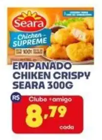 Boa Supermercados Empanado chicken crispy seara oferta