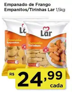 Rede Vivo Empanado de Frango Empanitos/Tirinhas Lar oferta