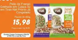 Villefort Atacadista Peito de Frango Grelhado em Cubos ou em Tiras Nat Pronto Já Congelado oferta