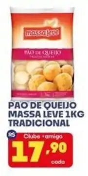 Boa Supermercados Pao de queijo massa leve tradicional oferta