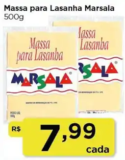 Rede Vivo Massa para Lasanha Marsala oferta