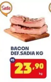 Boa Supermercados Bacon def.sadia kg oferta