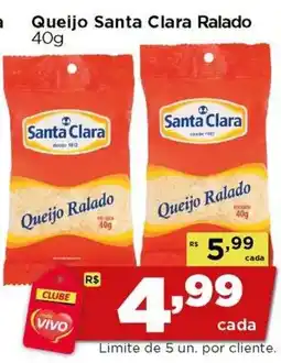 Rede Vivo Queijo santa clara ralado oferta