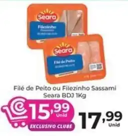 Filé de Peito ou Filezinho Sassami