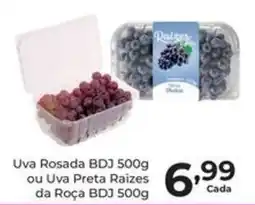 Comercial Esperança Uva Rosada BDJ ou Uva Preta Raízes da Roça oferta