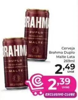 Comercial Esperança Cerveja brahma duplo malte lata oferta