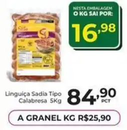 Comercial Esperança Linguiça Sadia Tipo Calabresa oferta