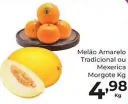 Comercial Esperança Melão Amarelo Tradicional ou Mexerica Morgote oferta
