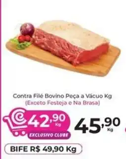 Comercial Esperança Contra Filé Bovino Peça a Vácuo oferta