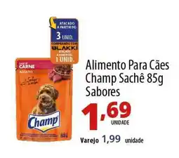 Akki Atacadista Alimento Para Cães Champ Sachê oferta