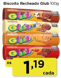 Rede Vivo Biscoito Recheado Glub oferta