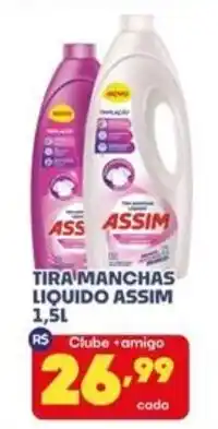 Boa Supermercados tira manchas liquido assim oferta