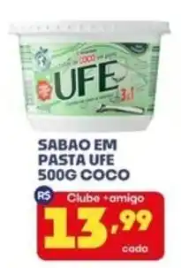 Boa Supermercados Sabao em pasta ufe 500g coco oferta