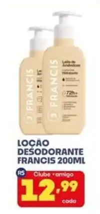 Boa Supermercados Loção desodorante francis oferta