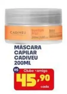 Máscara capilar cadiveu