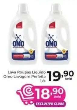 Comercial Esperança Lava Roupas Líquido Omo Lavagem Perfeita oferta