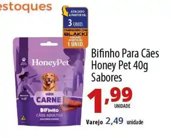 Bifinho para cães honey pet sabores