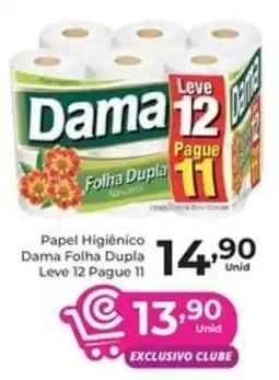Comercial Esperança Papel Higiênico Dama Folha Dupla oferta