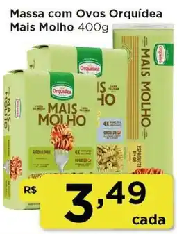 Rede Vivo Massa com Ovos Orquídea Mais Molho oferta