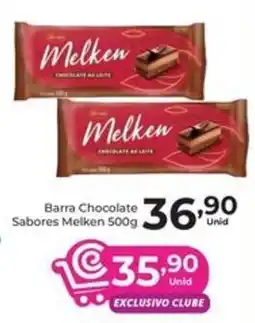 Comercial Esperança Barra chocolate sabores melken oferta