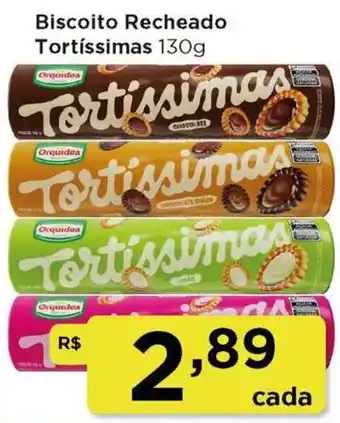 Biscoito recheado tortissimas