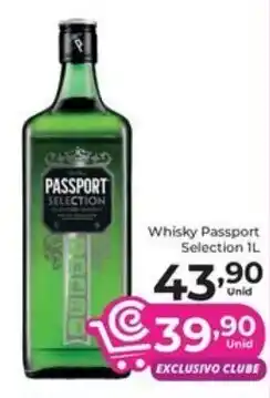 Comercial Esperança Whisky passport selection oferta