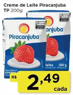 Rede Vivo Creme de Leite Piracanjuba oferta