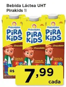 Rede Vivo Bebida Láctea UHT Pirakids 1l oferta